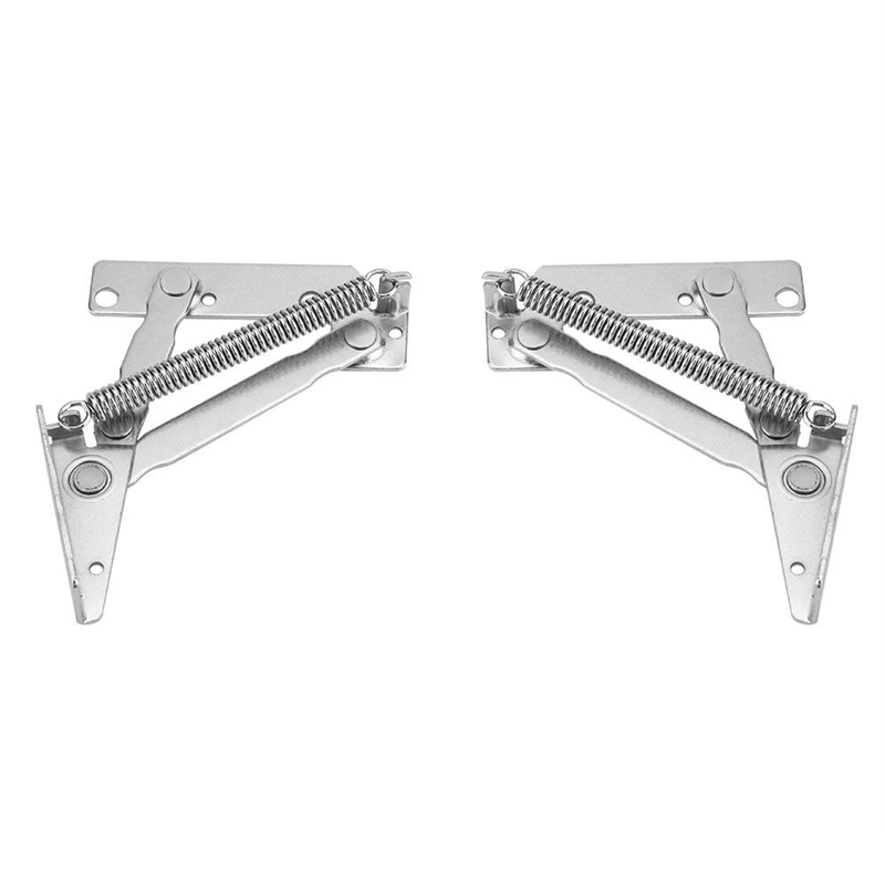 Cabinet Hinge Overlay - 2 ชิ้นพับเตียงโซฟาฤดูใบไม้ผลิบานพับ 10 กิโลกรัม 80 องศาประตูตู้