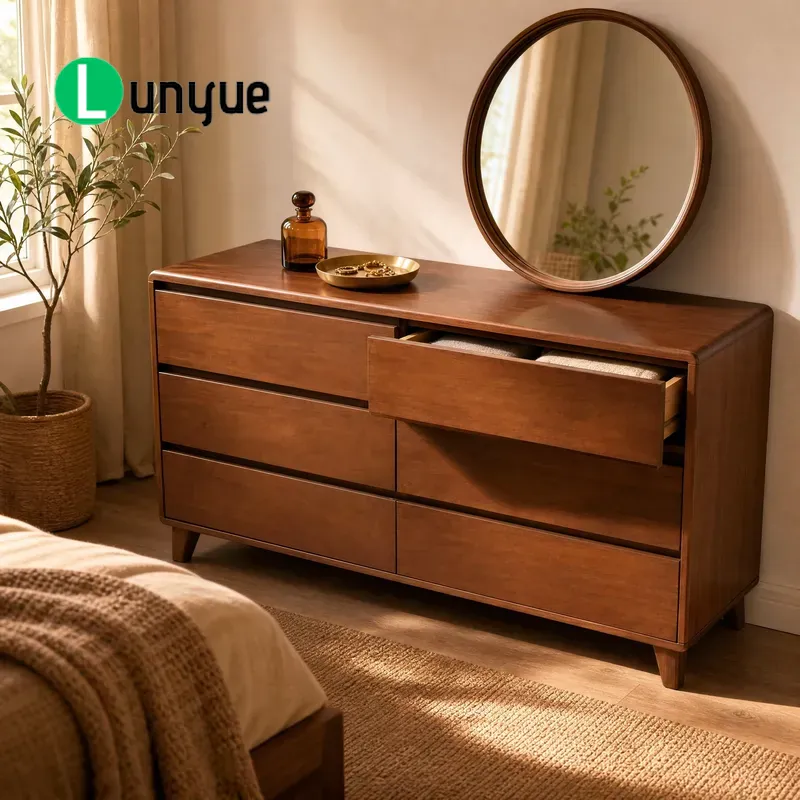Furniture Hardware Lowes - ตู้ข้าง 6 ลิ้นชัก แบบเตี้ยสั่งทำพิเศษ ขนาด 1557