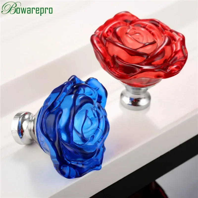 Bowarepro 50 มม.คริสตัลRoseแก้ - Furniture Hardware Manufacturer บทวิจารณ์และราคา