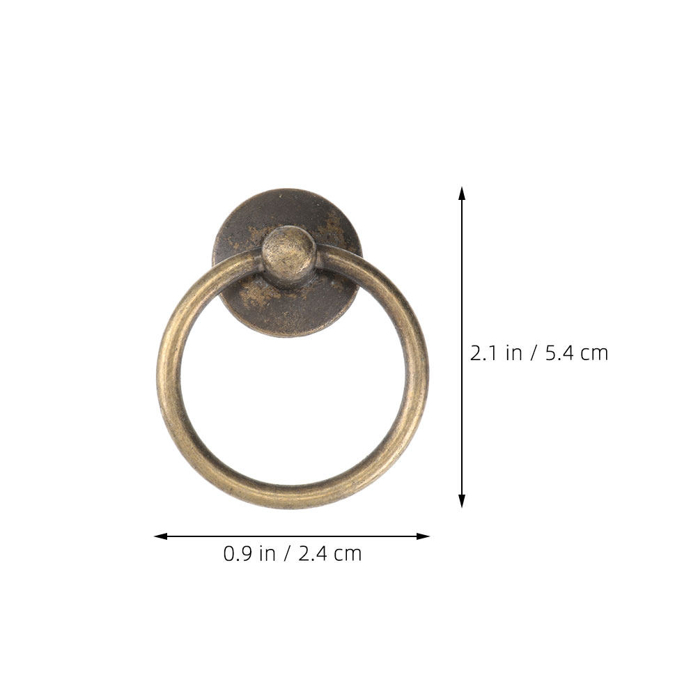 8 ชิ้น มือจับลิ้นชักแบบห่วงดึง - Furniture Hardware Drop Pulls บทวิจารณ์และราคา