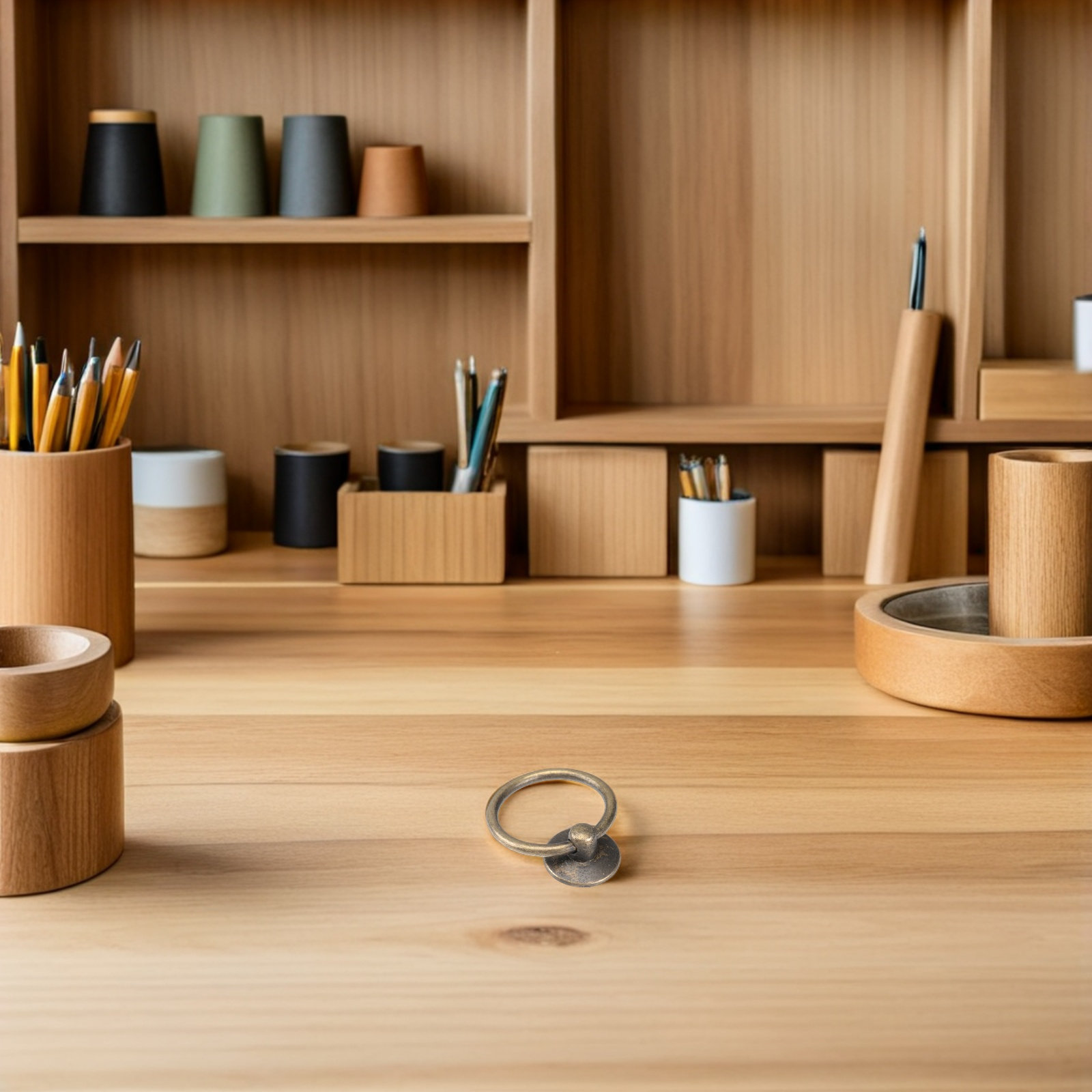 8 ชิ้น มือจับลิ้นชักแบบห่วงดึง - Furniture Hardware Drop Pulls บทวิจารณ์และราคา