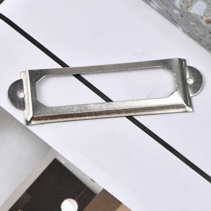 20 ชิ้น กรอบป้ายชื่อเหล็กโบราณ - Furniture Hardware Names บทวิจารณ์และราคา