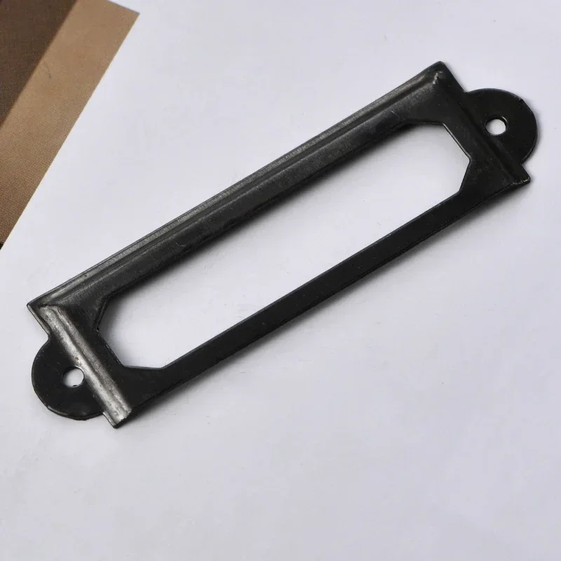 20 ชิ้น กรอบป้ายชื่อเหล็กโบราณ - Furniture Hardware Names บทวิจารณ์และราคา