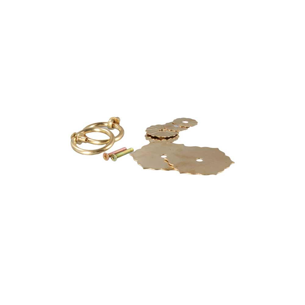 แผ่นรองหลังทองเหลือง ฮาร์ดแวร์ - Furniture Hardware Drop Pulls บทวิจารณ์และราคา